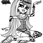 Coloriage Monster High Cleo