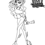 Coloriage Monster High Lagoona