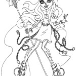 Coloriage Skelita Monster High