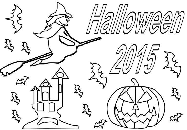 Coloriage halloween 2015