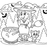 Coloriage halloween enfant