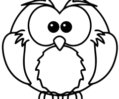 Coloriage hibou halloween