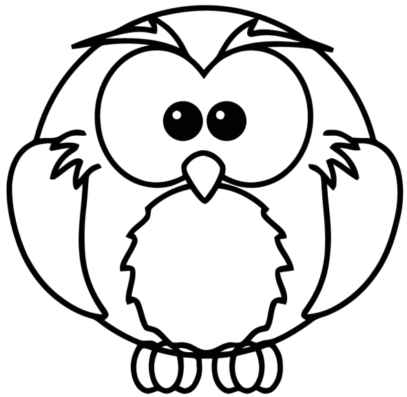 Coloriage hibou halloween