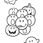 Coloriage Smiley Halloween